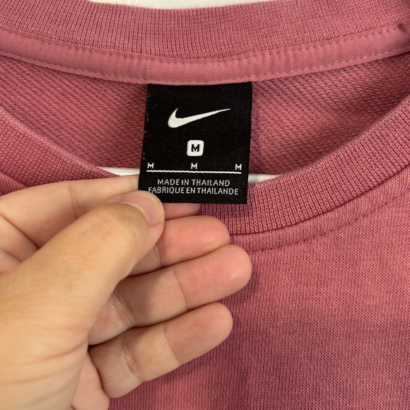 Nike Dusty Rose Cropped Crewneck Sweater - Picture 2 of 5
